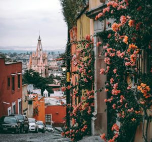 San Miguel de Allende view of Parroquia
