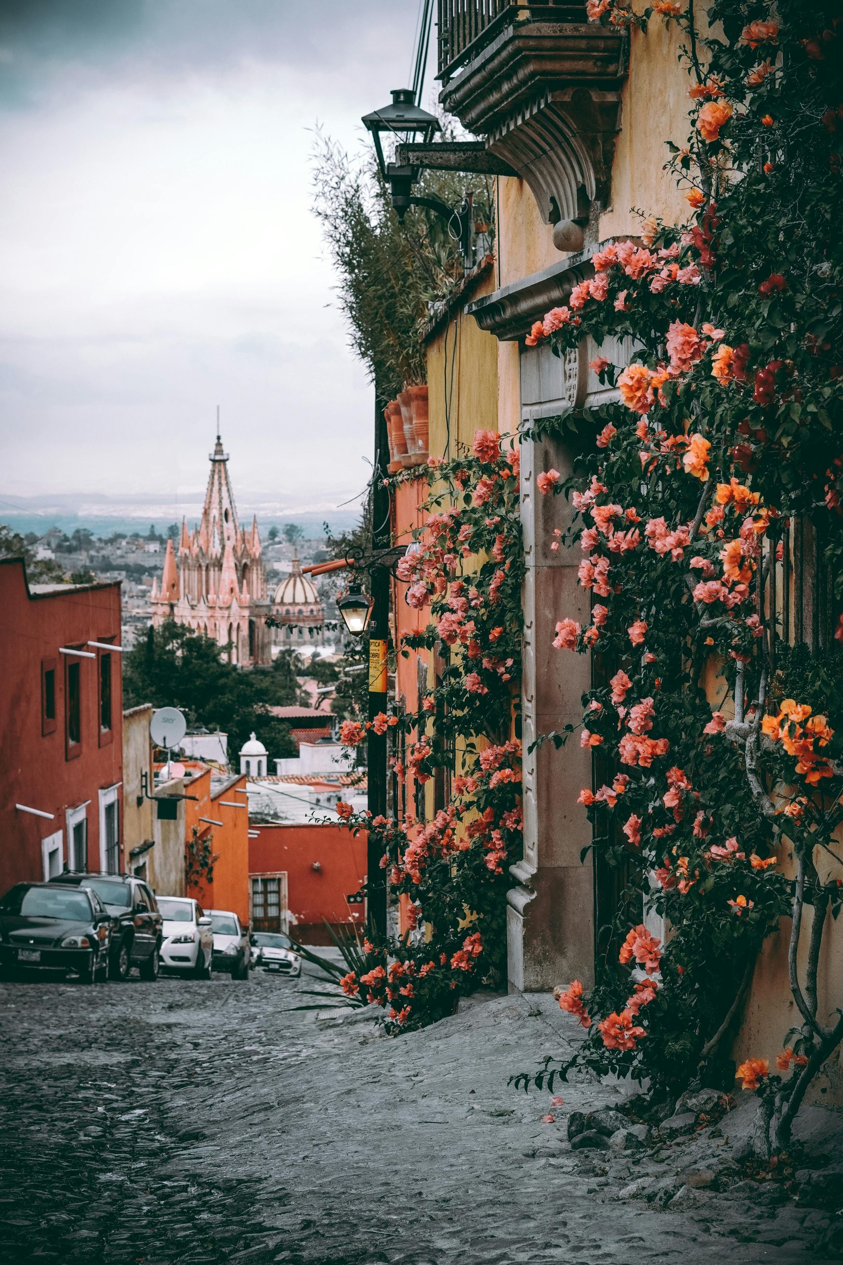San Miguel de Allende view of Parroquia